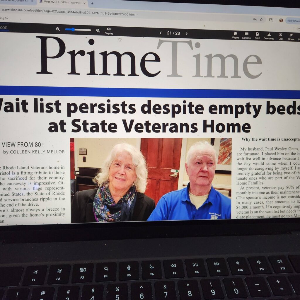 Paul and I at the Vets Home